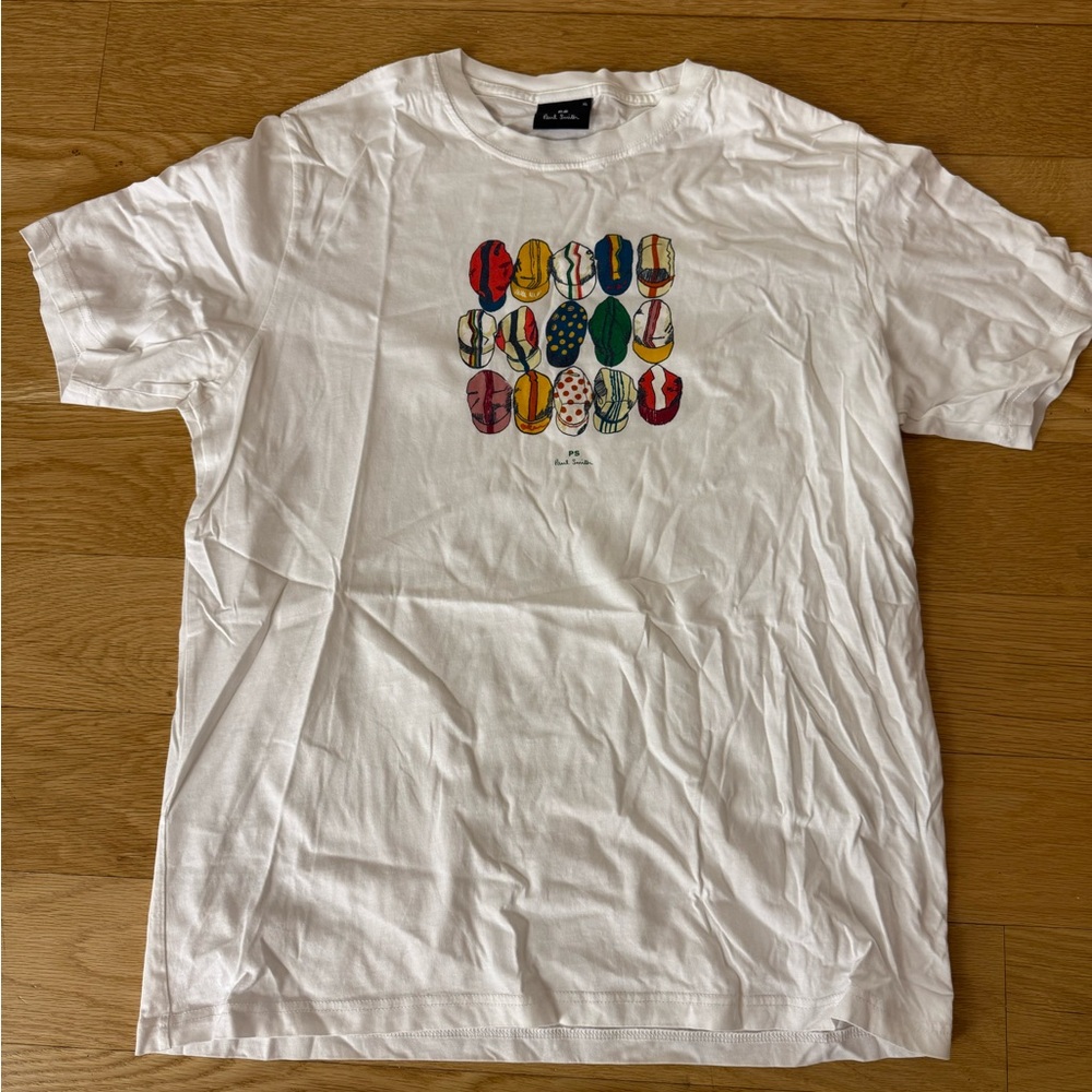 Paul Smith White Graphic T-Shirt